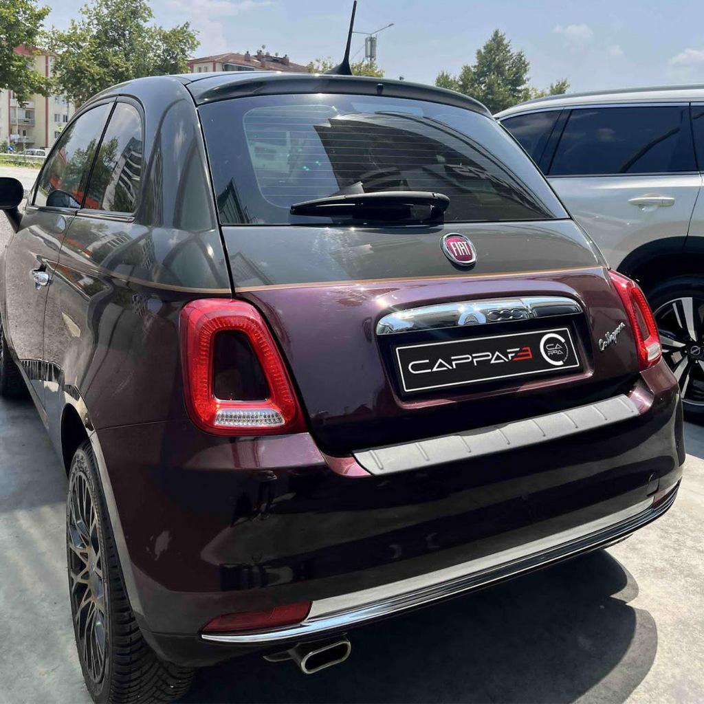 

Накладка на задний бампер EuroCap (ABS) для Fiat 500/500L
