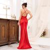 Women's Bodycon Maxi Dress Summer Sleeveless Strappy Backless Evening Party Long Dress Sexy Spaghetti Strap Elegant Tight Slip Dresses for Women