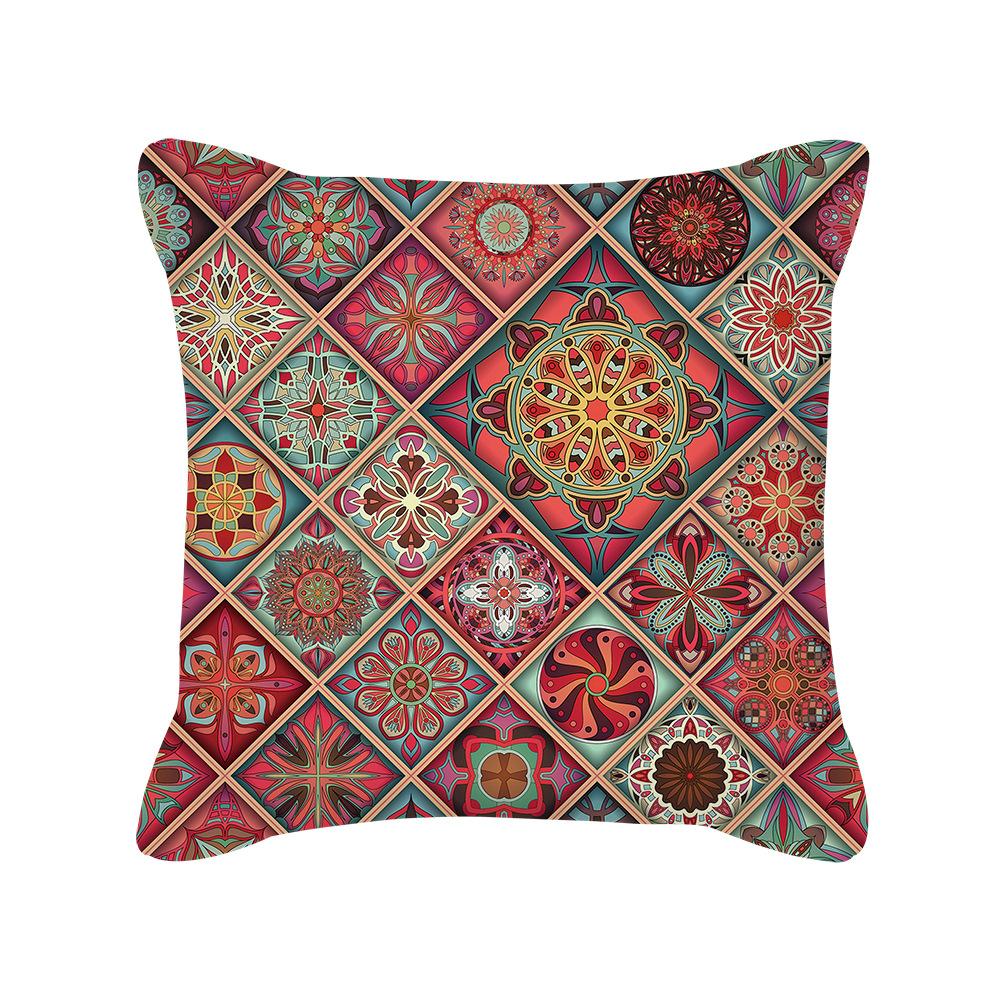 New Product Pillow Ins Nordic Style Geometric Pattern Plush Pillow Cover Sofa Cushion Cover