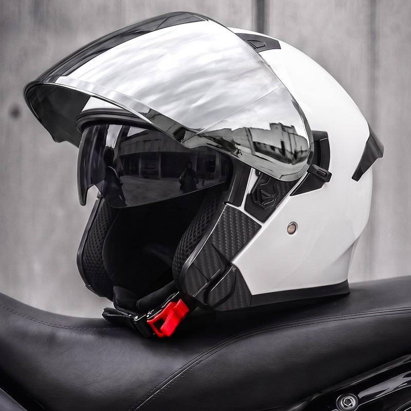 AD 3/4 Motorcycle Helmet Men Women 3C Certified Universal Season Half Electric Scooter
