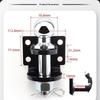 Carbon Steel Towing Ball 50Mm Standard Size Trailer Hitches Mount With 2Inch Ball & Pin For Campers And Trailers
