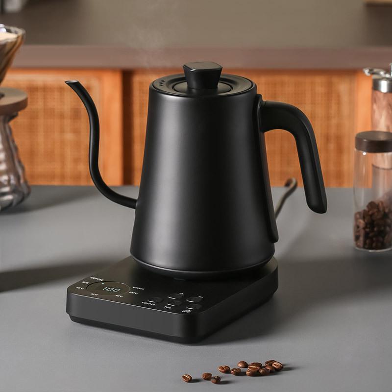 Smart Temperature Control Electric Kettle with Long Spout for Hand Drip Coffee, 110V/220V, Keep Warm Feature