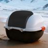 Lockable Motorcycle Trunk Plastic Motorbike Tail Trunk Universal Storage Case  Commuting