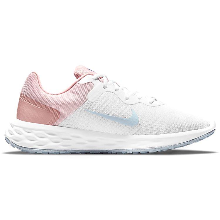 Nike  Revolution 6 Next Nature White Pink Glaze Hydrogen Women Sneakers Polar Hydrogen-Blue DC3729-100