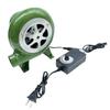 Ventilateur souffleur électrique 12V Ventilateur BBQ 100v 240v Adapté pour Barbecue Mini Forges de Forgeron Souffleur avec Adaptateur de Vitesse 30W/40W/60W/80W