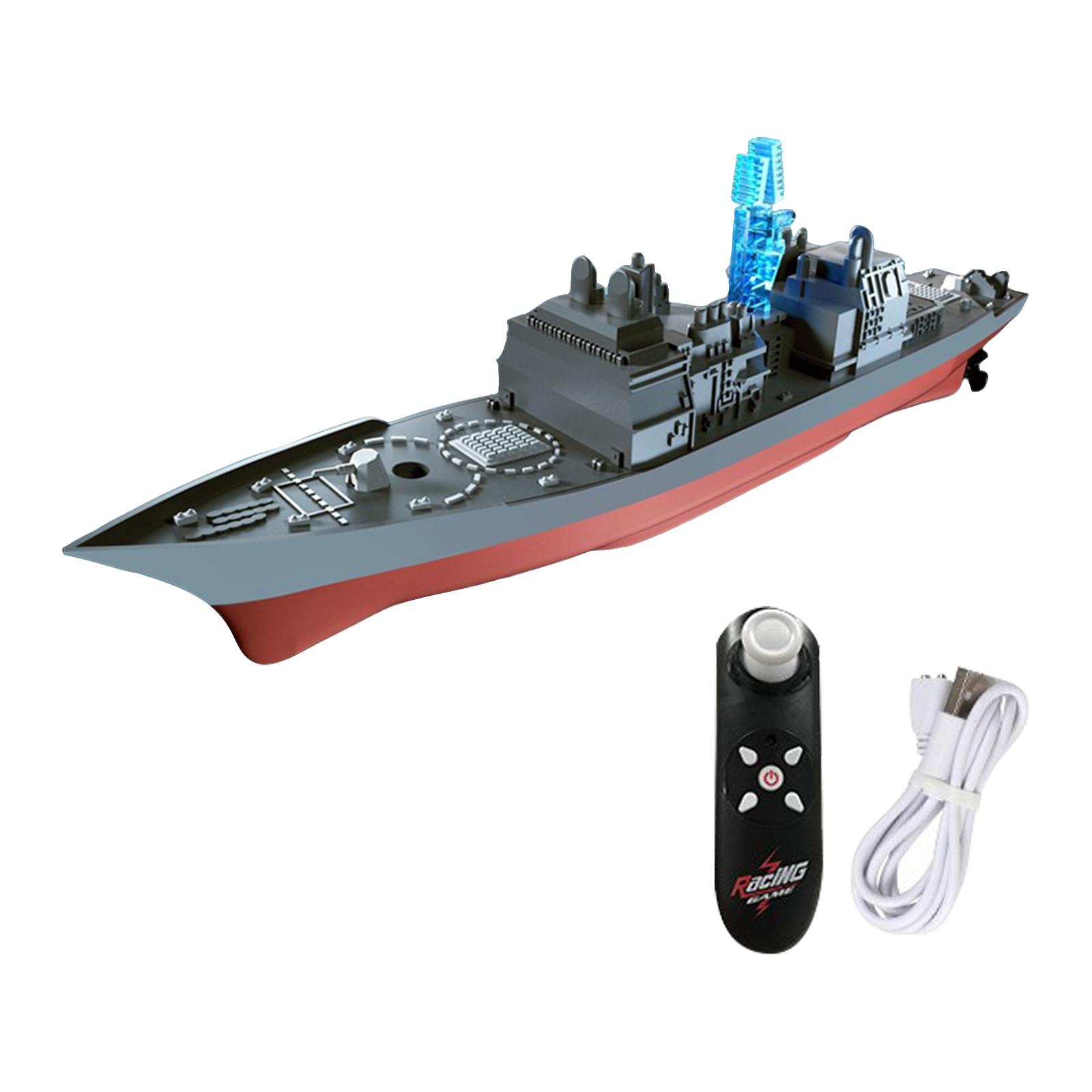 

Electric Remote Control Small Military Destroyer, Which Can Be Put Into Water; Summer Water Play Remote Control Gift,Pool Toy One Size