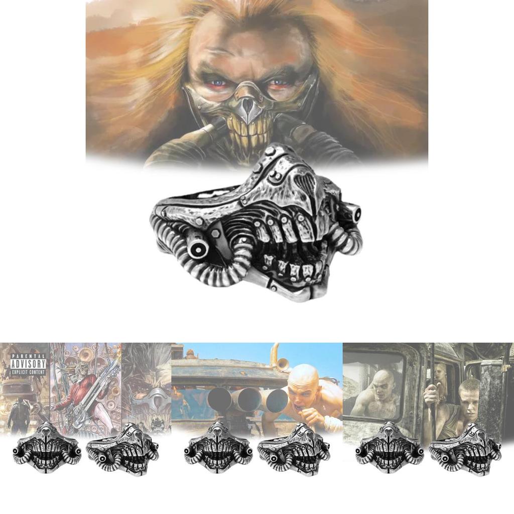 Unique Mad Max Inspired Alloy Ring Customizable Unisex Fashion Jewelry