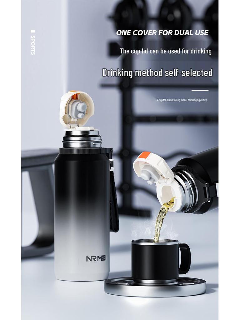 2025 Large Capacity Insulated Kettle with Tea Infuser – Unisex