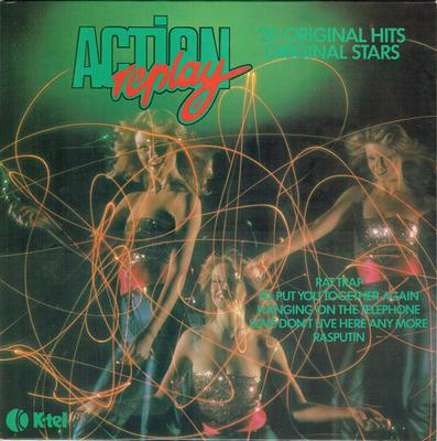 LP Record VARIOUS - Action Replay NE1040 K-Tel 1978 UK & Irela Pop Used