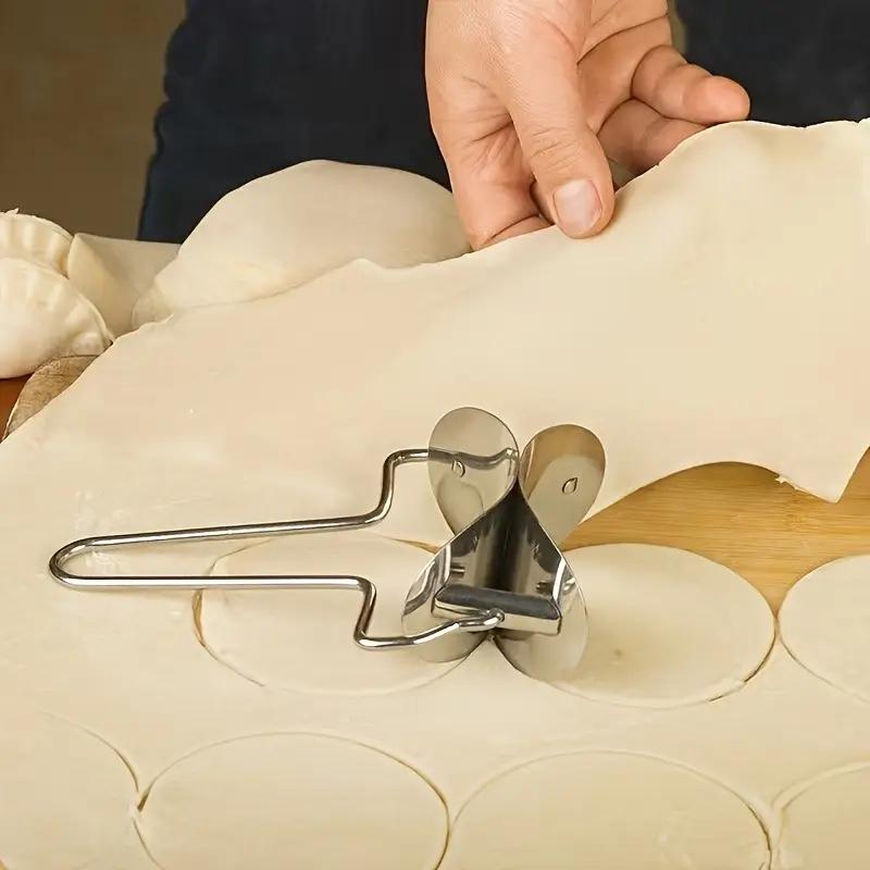 Stampo per ravioli fai da te, lama rotonda per tagliare la pasta, dispositivo per ravioli, involucro per ravioli, utensili manuali per la casa