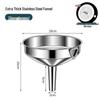 Stainless Steel Food-Grade Funnel with Filter Mesh, Small Caliber for Kitchen Use, Ideal for Pouring Oil and Wine Making