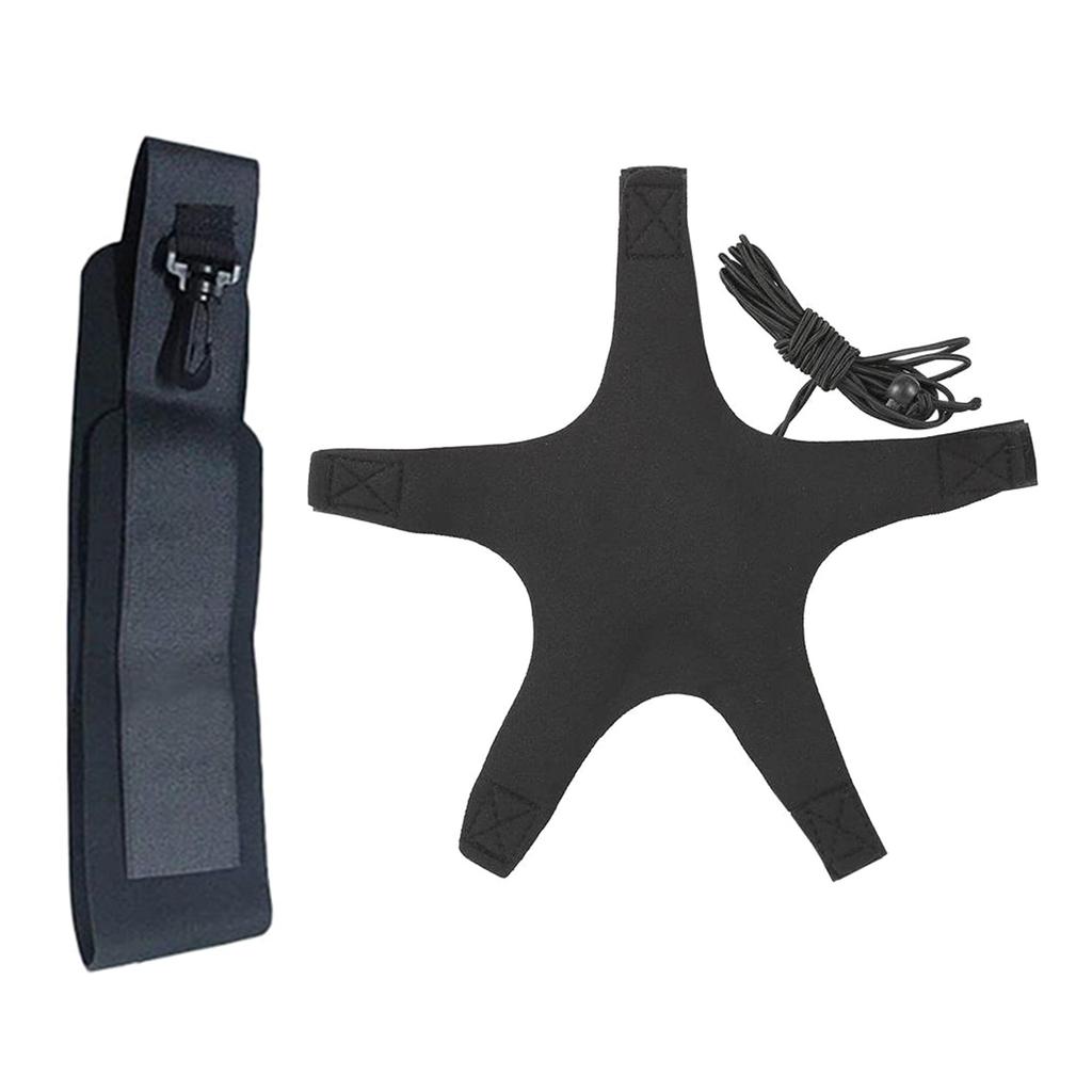 Football Soccer Training Belt Football Kick Throw Solos Practice Training Aids with Adjustable Belt Elastic Rope Enduring