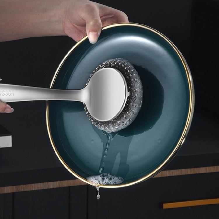 Edelstahl Scheuerbürste Spülbürsten Set Langlebige Metallbürste für Harte Oberflächen