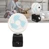 5in Cordless Fan Rechargeable Desk Fan Battery Powered Small Electric Fan with 2 USB Charging Ports