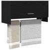 Wardrobe Black Oak Look 70 x 32.5 x 35 cm
