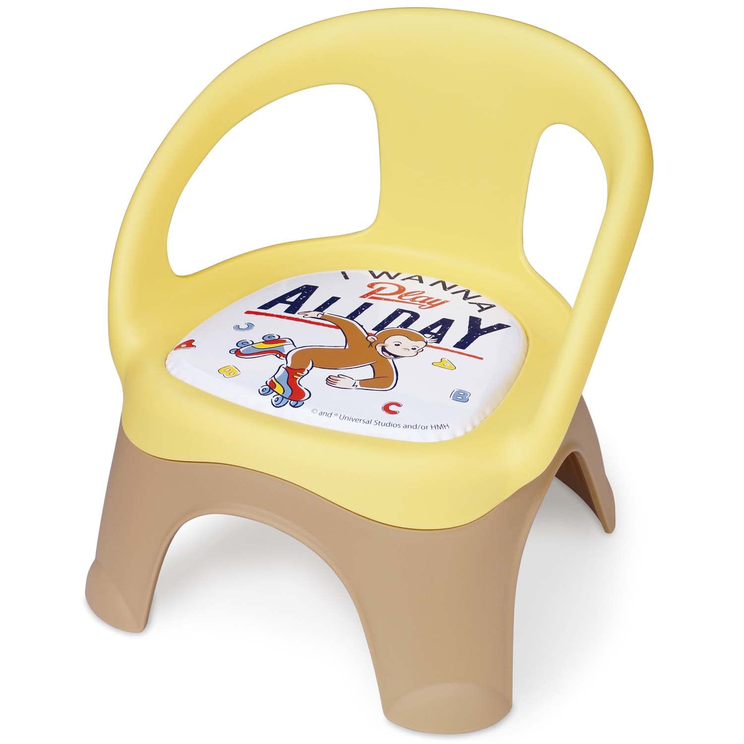 

Детский стульчик Nishiki Kasei Curious George Earl Chair Y x Ширина 34 x Глубина 29 x Высота 37 см Сделано в Японии LBR-pla жёлтый