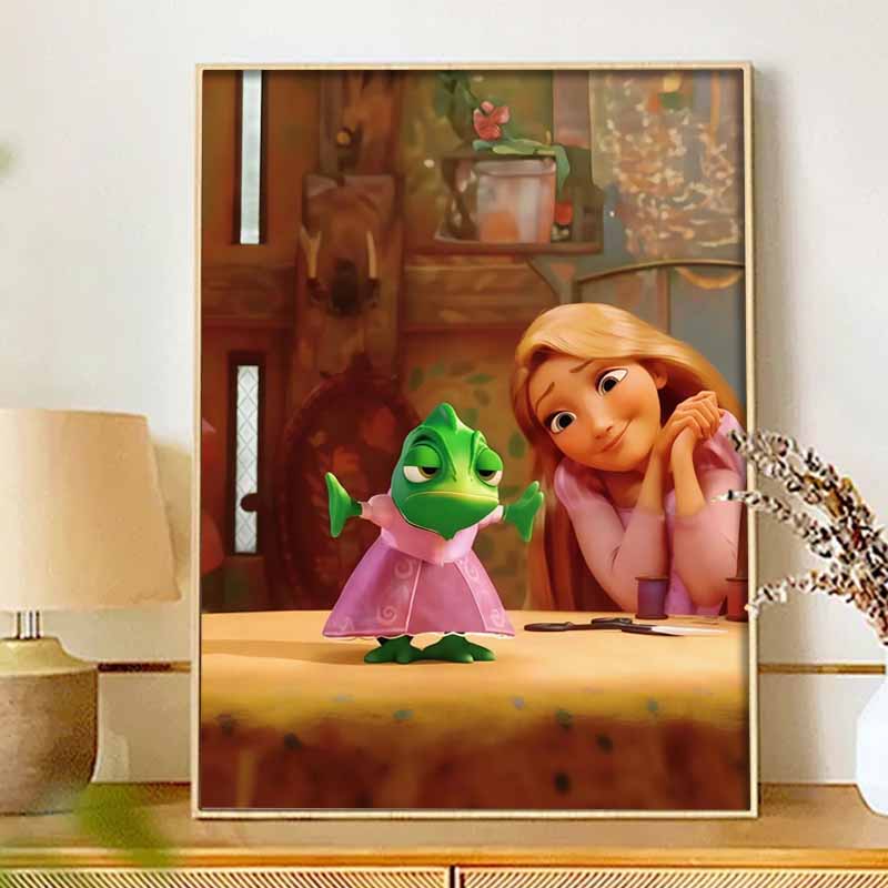 Disney Diamond Art Painting Pascal Home Wall Decor Crafts Adult/Beginner Gift Ideas Creative Home Decor