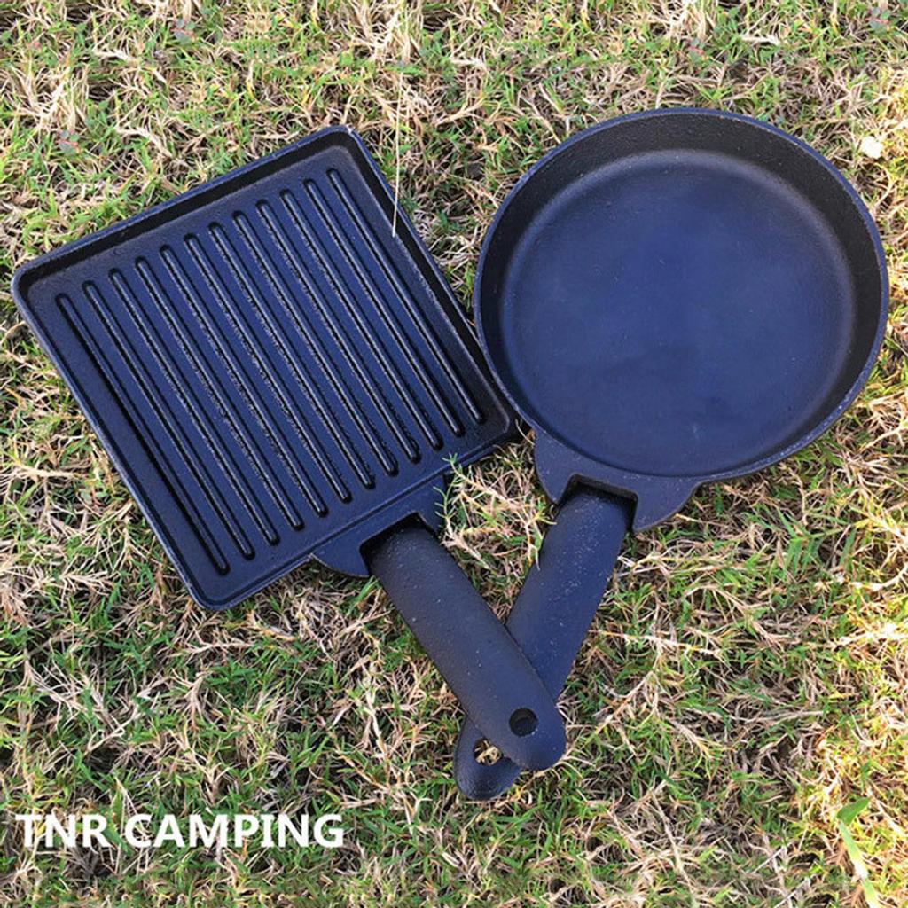 Buy Camping Cookware Frying Pan Detachable Handle NonStick Pot at