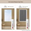Aluminum Alloy Honeycomb Insulated Windproof Folding Window Curtain with Sliding Screen and Sun Protection