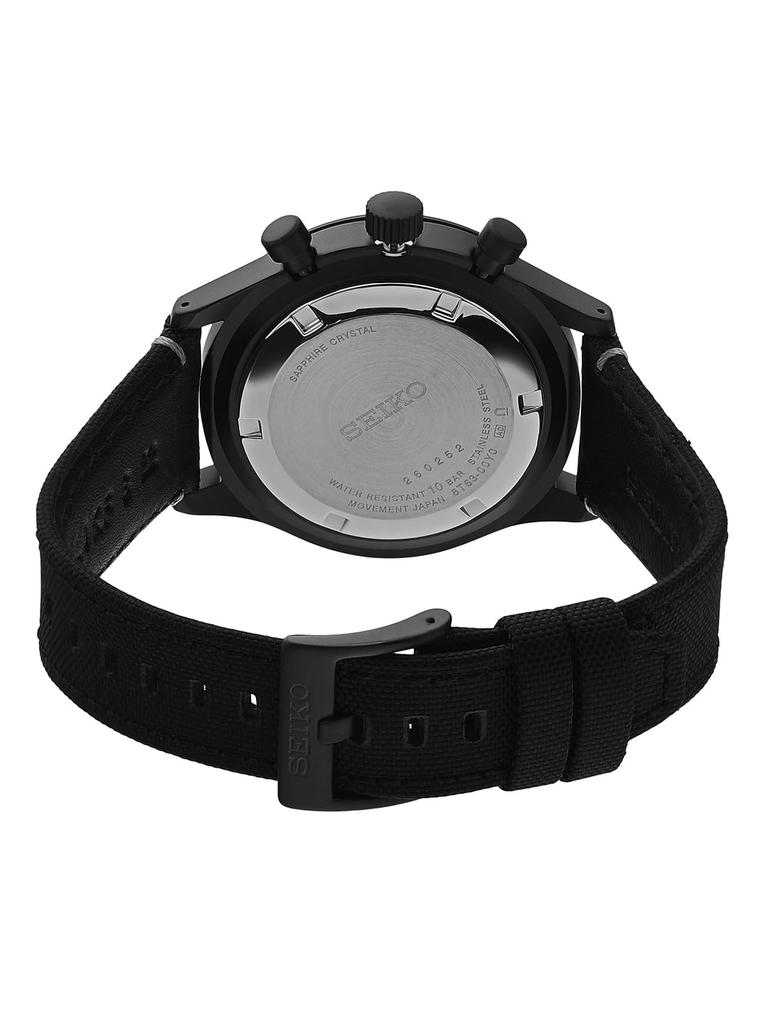 Seiko SEIKO watch chronograph overseas model black SSB417P1 men's [item]