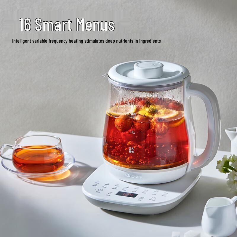 Fuguang Автоматический стеклянный чайник для здоровья и чая, 1,5 л