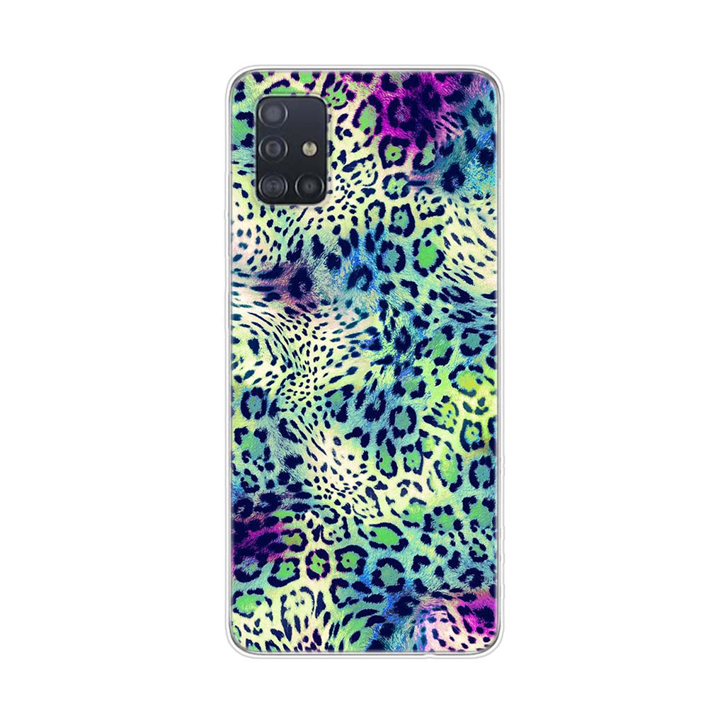 Tiger Leopard Art For Samsung Galaxy A01 A11 A12 A22 A21S A31 A41 A42 A51 A71 A32 A52 A72 A02S Soft Phone Case