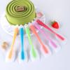 Silicone Spatula Baking Cream Butter Random Color Heat-Resistant Mixing Batter Scrapers Kitchen Utensils Cooking Bakware Tools
