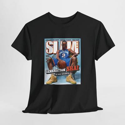 Shai Gilgeous-Alexander Children's T-Shirt | Unisex SLAM Graphic Tee Shirt