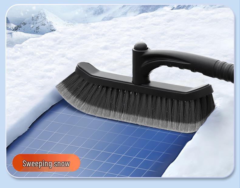 Car Snow Shovel - New Model for Easy Frost Removal and Storage