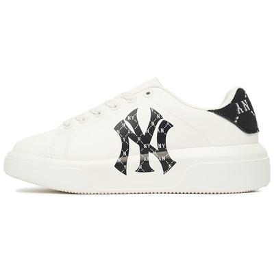 Chunky Classic Heel Dia Monogram Low Top Skateboard Shoes Unisex White Black 3ASXAM82N-50BKS