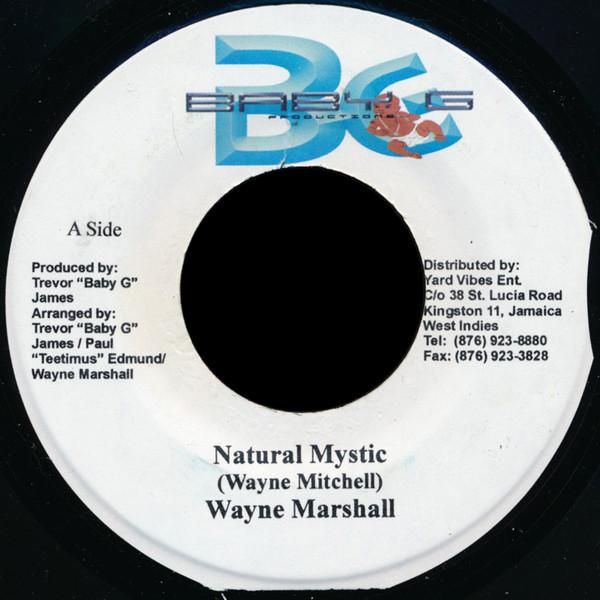 7inch Record WAYNE MARSHALL - Natural Mystic none Baby G Producti Jamaica Reggae, Ska & Dub Used