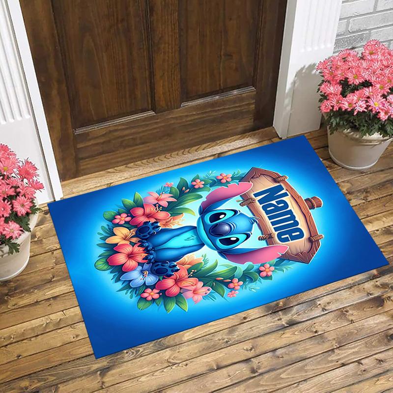 Personalized Name Island Paradise Living Room Non-Slip Area Rug Soft Carpet for Bedroom Kids Playroom Sofa Office Home Decor Doormat