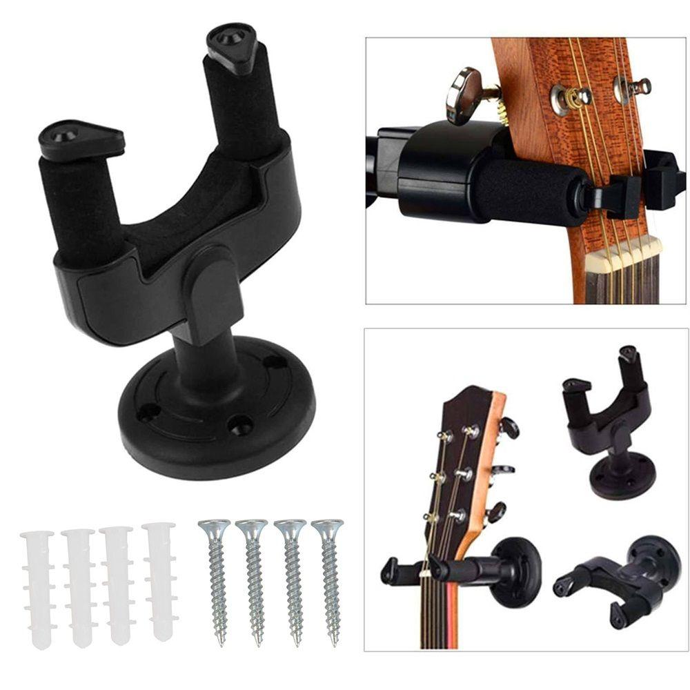 

New Stand Bass Ukulele Banjos Padded Holder Guitar Wall Mount Guitar Hanger Hanging Brackets