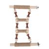     Bridge Ladder Toy, Interactive Wooden Cockatiel Cage Hanging Exercising or Climbing Ladder for Parakeets Cockatiels Lovebirds and More  