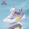 Kids Girls Running Shoes Double Mesh Breathable Sneakers Rotary Buckle Soft Sole Sports Shoes For Spring Autumn Outdoor Casual