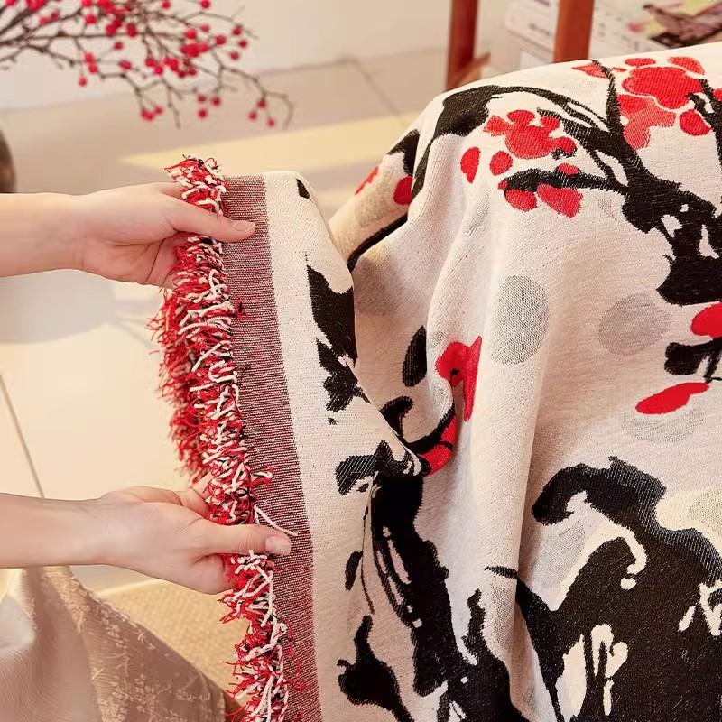 Sofa Towel a Whole Full Covered Chinese Ancient Style Living Room Rosewood Sofa Seat Cushions All-Inclusive Four Seasons Universal Sofa Cover Cloth
