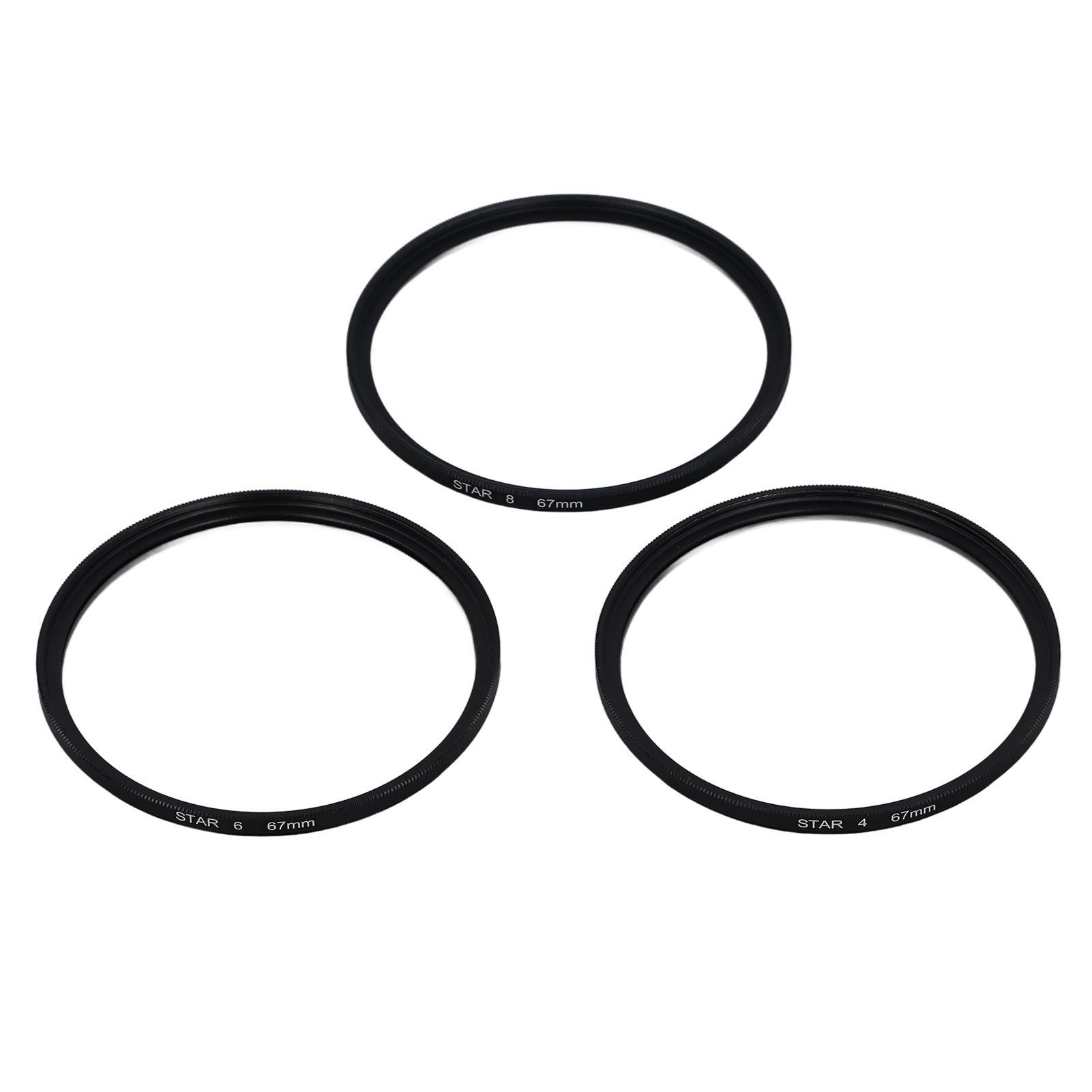 

67mm Star Filter 4 6 8 Points HD Coating Slim Starburst Lens Filter for Micro SLR Camera