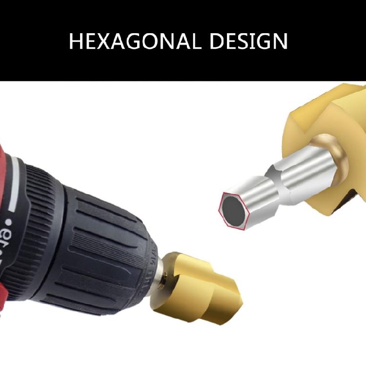 Easy To Use Reaming Drill Bit Pipe Cutter Drill Bit, Coated for Accurate Size Pipe Fitting for Water System