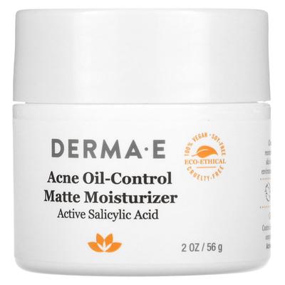 DERMA E, Acne Oil Control Matte Moisturizer, 56 G (2 Oz)