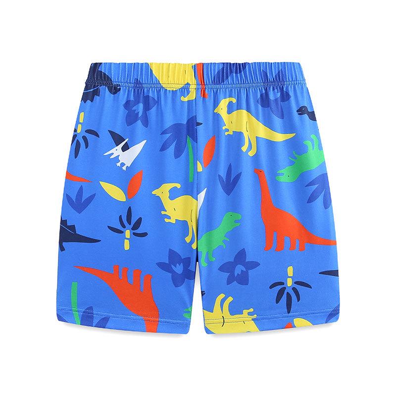 AostaBetty Boys' Round Neck Short Sleeve Summer Two-Piece Homewear Set