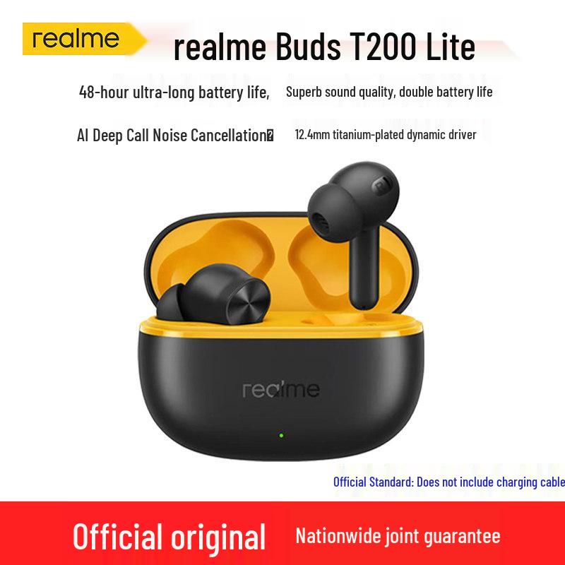 realme BudsT200lite Wireless Bluetooth In-Ear Headphones with Long Battery Life