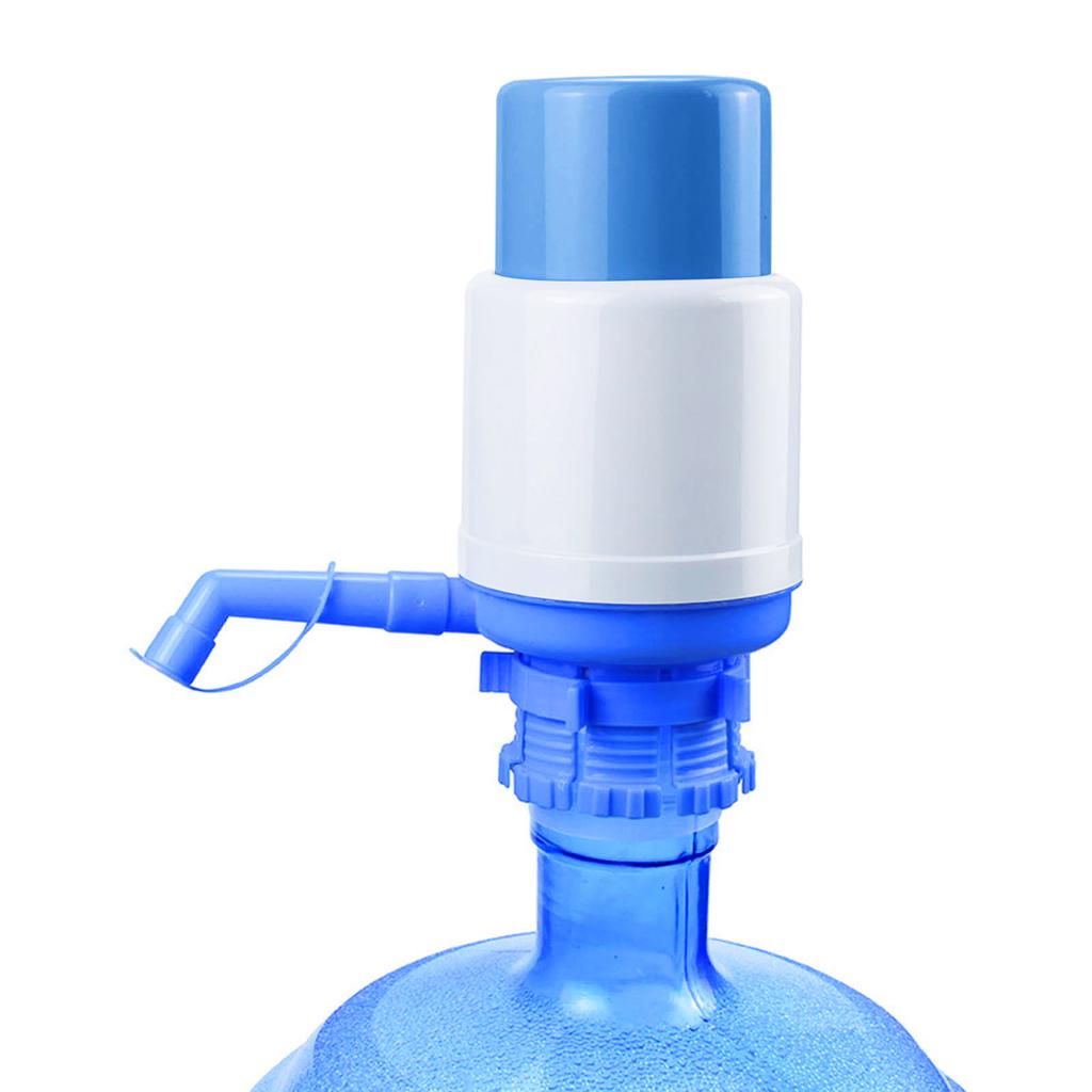 Manuelle Wasserpresse Pumpe Handdruck Wasserpumpe Praktische Wasserflaschenpumpe Einfach zu bedienen Kunststoffmaterial für das Büro
