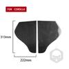Carbon Fiber Car Accessories Front Door Panel Modified Interior Trim Cover Soft Sticker For Toyota Corolla 2007 2008 2009-2013