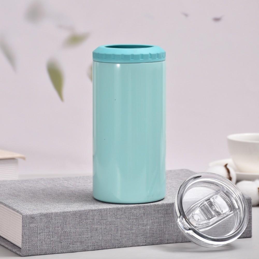 304 Stainless Steel Cola Beer Can Insulated Lids 16Oz Insulation Or Cooling Can Cooler High-Capacity Dual Layer Vacuum Cup