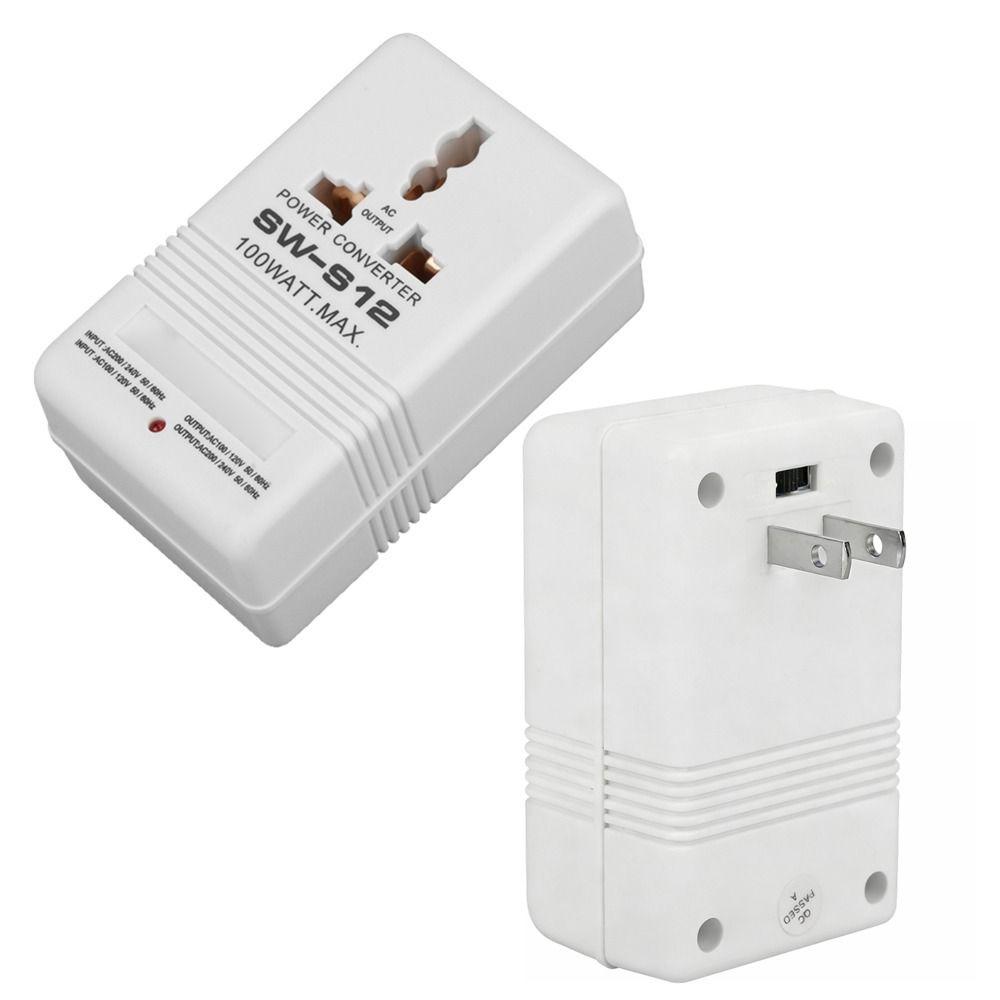 100W Leistungs-Aufwärts-Abwärtswandler 110V auf 220V Reiseadapter Stromwandler Spannungsanpassung