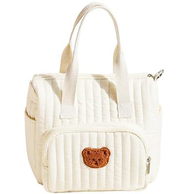 Windel Windel Krankenhaus Baby Groß Schulter Baby Niedlich Windel Kinderwagen Tasche, Tasche, Aufbewahrung, Tasche, Kapazität, Tasche, Geschenk, Hülle, (Bär, M, 242211cm)