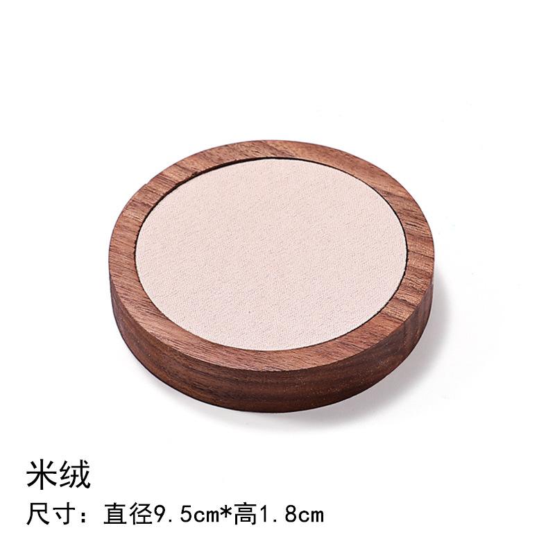 Walnut Jewelry Display Stand Combination Set Jewelry Display Ring Jewelry Look Pallet Necklace Display Model Stand