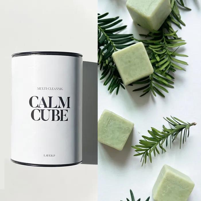 

Гипоаллергенный очищающий кубик 100 г Полынь и Чайное дерево и с сеткой для взбивания пены и бумажным пакетом