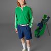 Adidas Originals 3-Stripes 1/4 Zip Sweatshirt Golf Series Fashion Versatile Comfortable Striped Long Sleeve Sweatshirt Men Sweatshirt Green JP2061