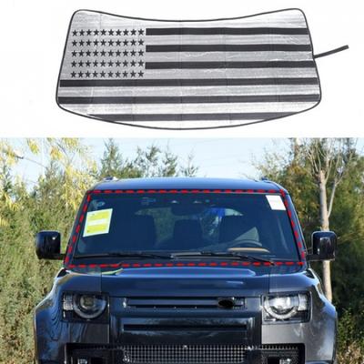 Sluneční clona na čelní sklo auta Kryt sluneční clony pro Land Rover Defender 20-23